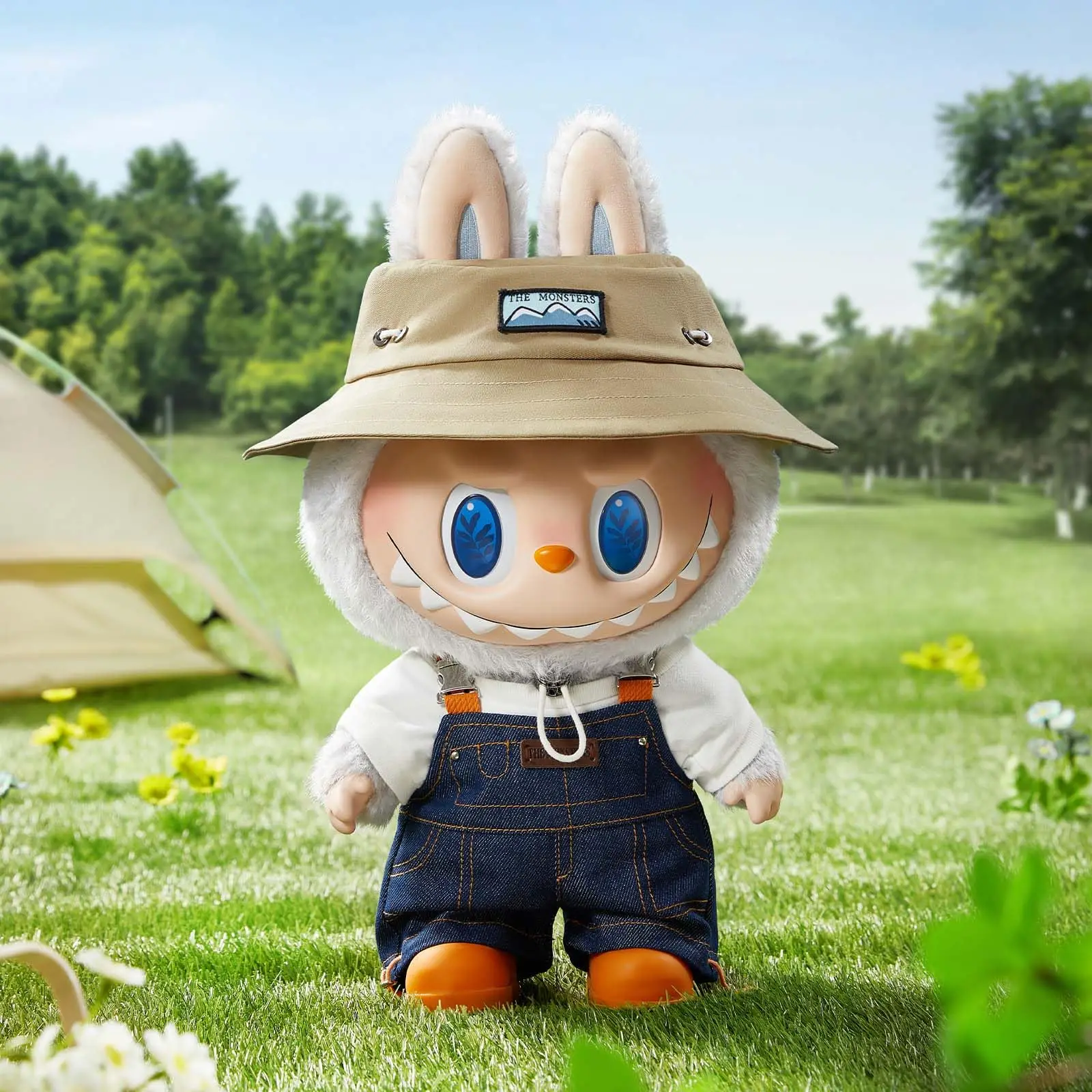 

Original POPMART Labubu The Monsters Fall in Wild Series Collection Faction Jumbo Vinyl Plush Doll Collectible Birthday Gift