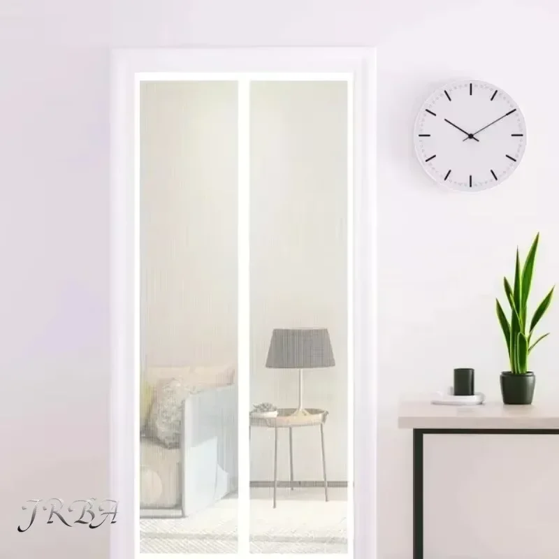 Multi-size Magnetic Window Mesh Curtain Self-adhesive Anti Mosquito Fly Net Tear Resistant Ventilated Screen for Bedroom Decor