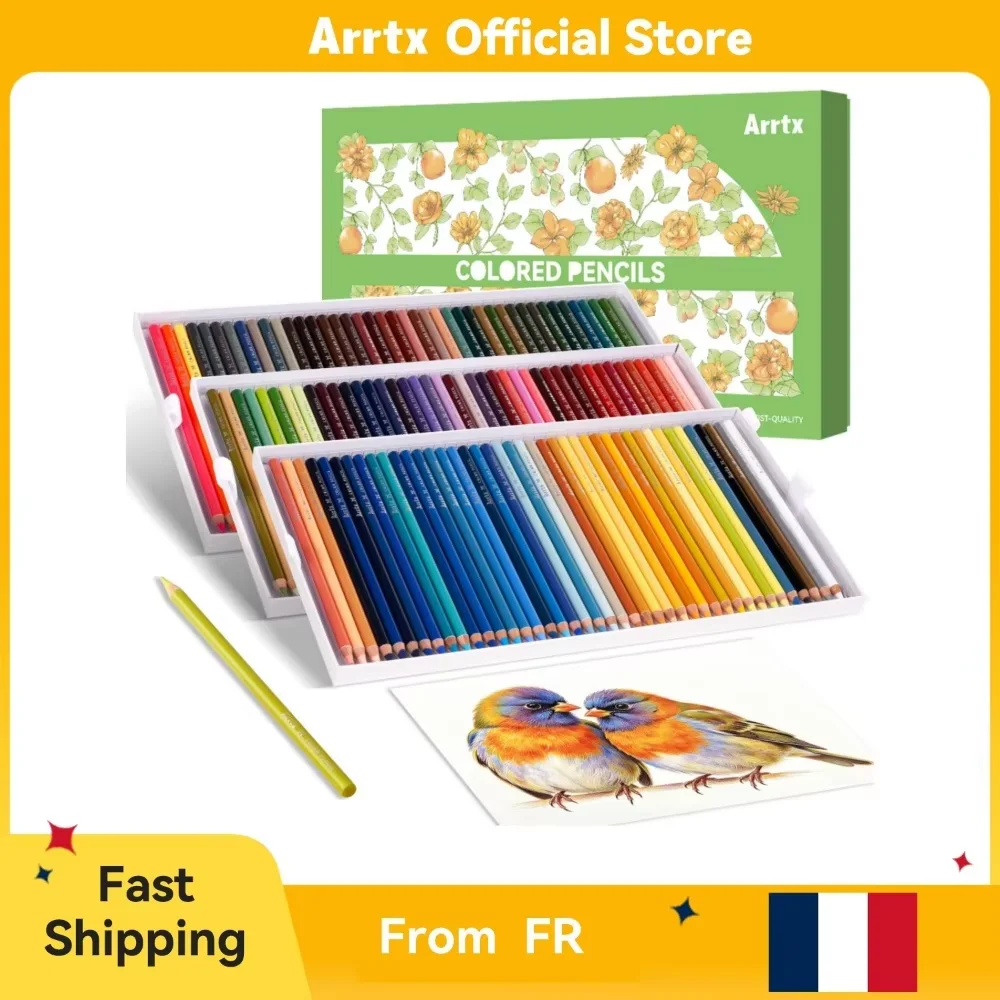 Arrtx Buntstifte, 84/126 Farben, weicher Kern, für Erwachsene, zum Ausmalen, Zeichnen, Mischen, Schattieren, Skizzieren, Malen für Künstler