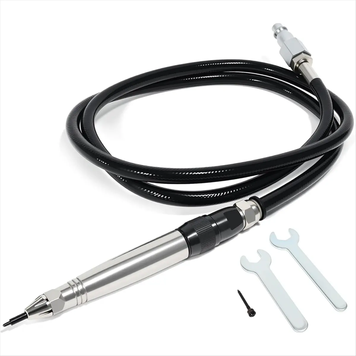 HOME USE-A Pneumatic Engraving Pen, Metal Engraver Tool, Air Scribe Pen for Plastic Wood, with 1Tungsten Carbide Tip, 34,000 BPM