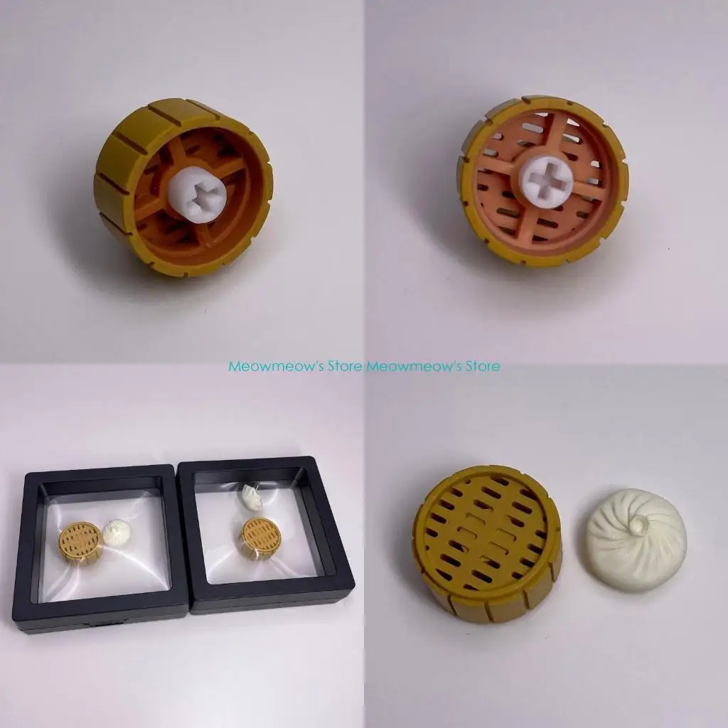 

W91A Lovely Mechanical Keyboards Keycap Delicious Stuffed Bun Dumpling Keycap