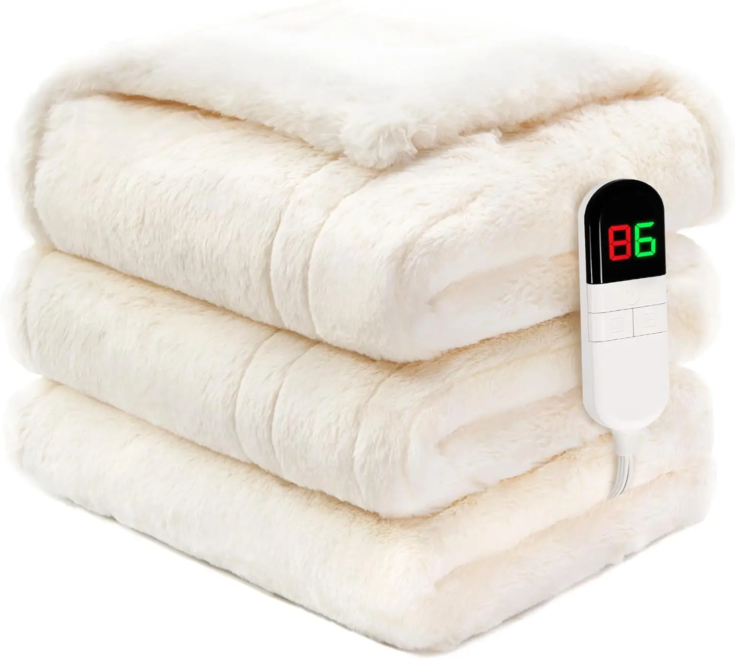 

Premium Heated Throw Blanket 50"×60", Ultra Cosy Soft Electric with 8 Heating Levels, Auto Shut Off, Machine Washable
