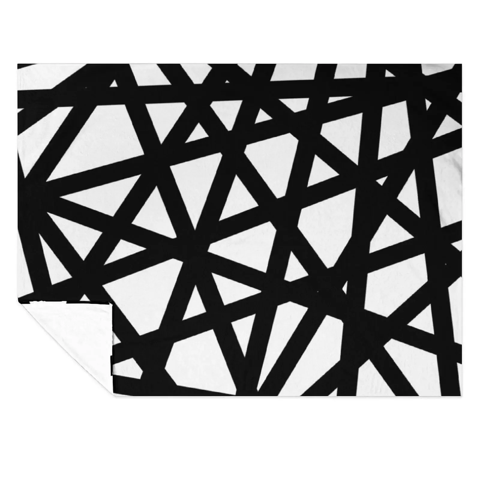 

Black and White Geometric Throw Blanket Soft Big christmas gifts Blankets Sofas Of Decoration Cute Plaid Blankets