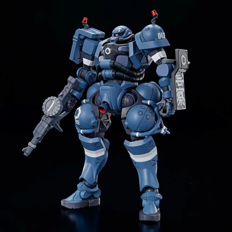 Bandai Originale GUNDAM HGUC MSGG POLIZIA ZAKU RFV 1/144 Anime Action Figure Modello di Montaggio Giocattoli Da Collezione Modello Ornamenti Regali
