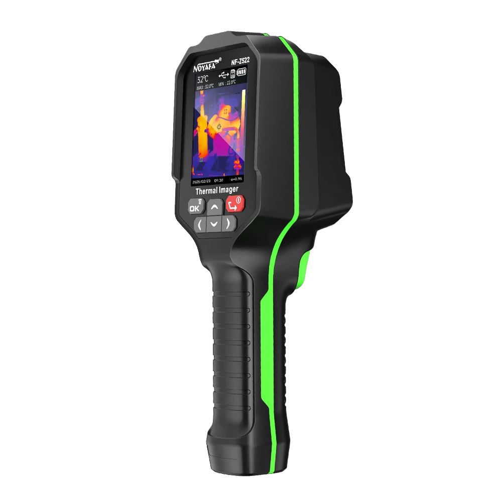 NF-Z522 Handheld Thermische Camera -20~550 ℃   ISR 192*192 Draagbare industriële thermometer voor het detecteren van lekkages in aardverwarming Thermische camera