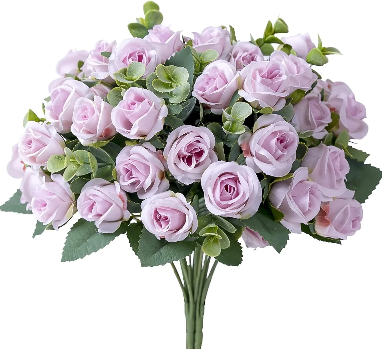 15 Köpfe Künstliche Seidenrosen Brautstrauß für Heim, Hochzeit, Blumenarrangement, Garten, Künstliche Blumen, DIY-Geschenk, Deko – Detail 19