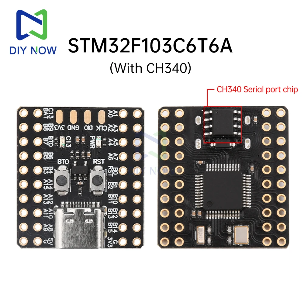 Mini STM32F103C8T6 STM32F103C6T6A development board original chip microcontroller ARM architecture minimum system board