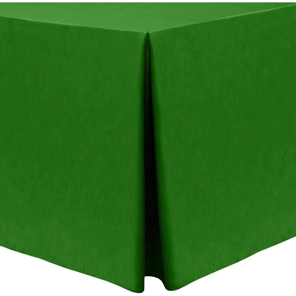

30x72 Inch Kelly Green Tablecloth for Majestic 6ft Rectangular Tables