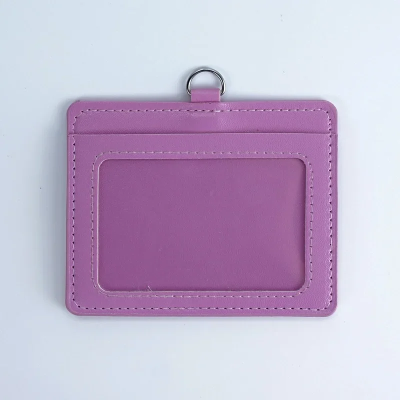 Imagem -03 - Leather Working Permit Case Work Card Holder Staff Exhibition Pass Work Pass Cover Sleeve Horizon Estilo pu