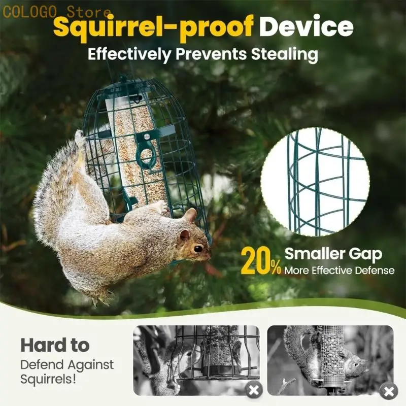 Durable Iron Wildlife Feater For Outside Use flexible Structure Invites Various Birds D0LD