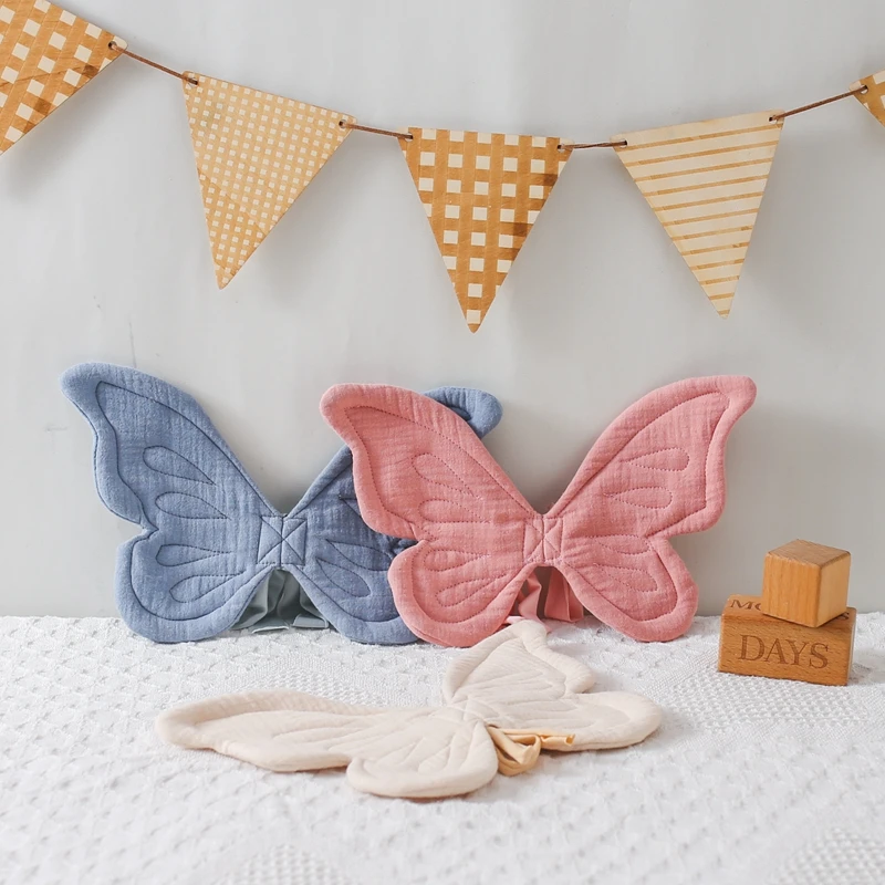 Baby Butterfly Back Strap Photograph Prop Party Costume Butterfly Wings Cute Cotton Dress Up High-Quality baby Accessories Gift