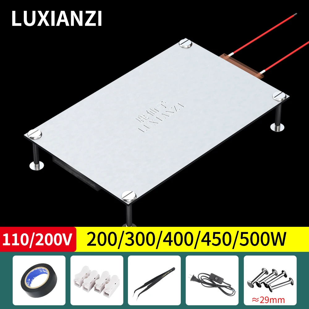 LUXIANZI aluminiowy Led Remover stacja rozlutowująca BGA PTC gorączka płyta podgrzewanie paska LCD naprawa chipów termostat płyta grzewcza
