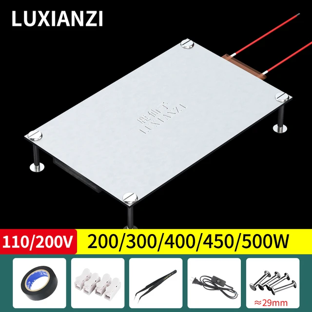 LUXIANZI aluminiowy Led Remover stacja rozlutowująca BGA PTC gorączka płyta podgrzewanie paska LCD naprawa chipów termostat płyta grzewcza