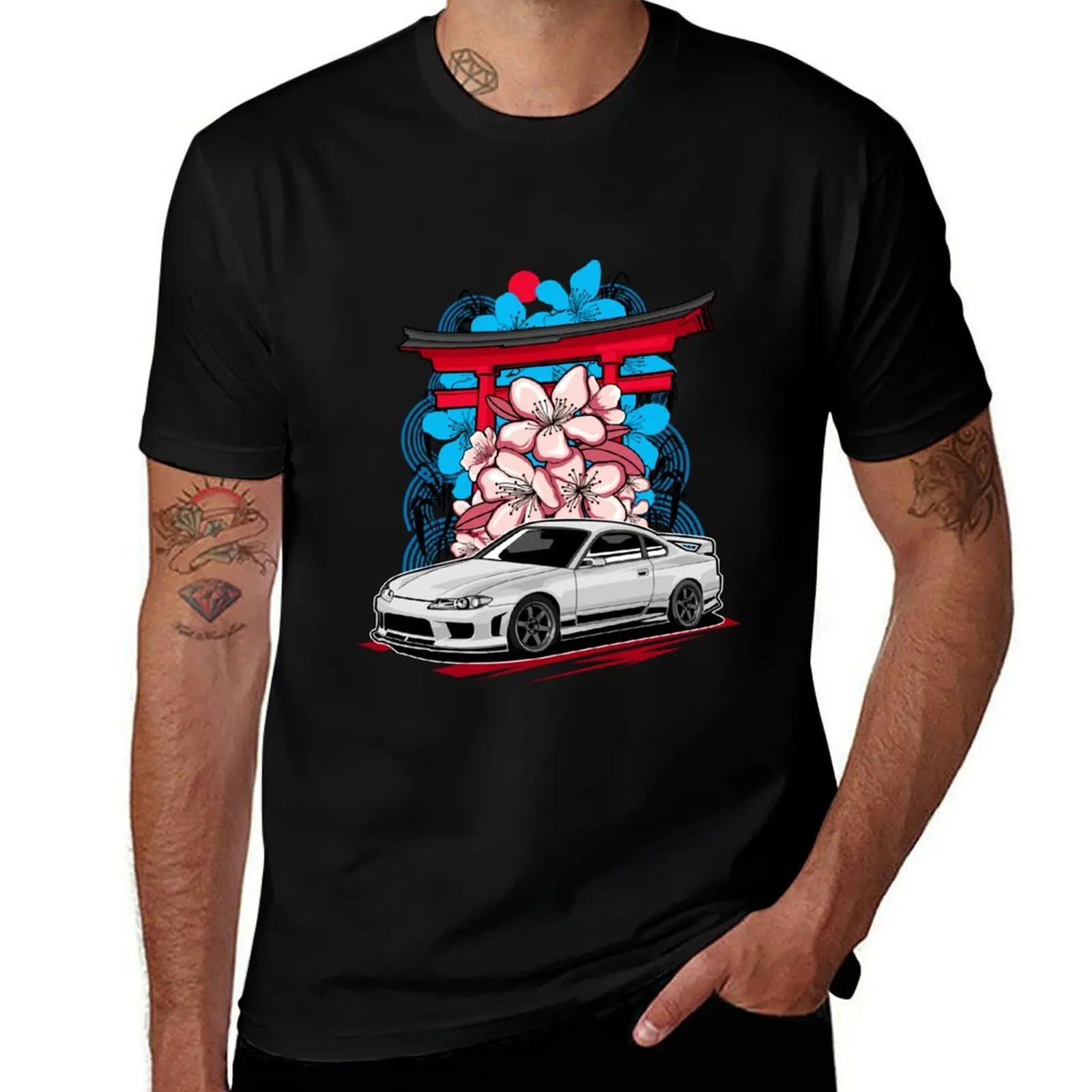 

Nissan Silvia s15 white T-Shirt Louboutins summer clothes Personalized t-shirt funny shirt cotton t shirt men