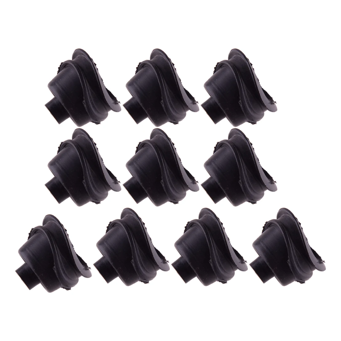 503445001 10Pcs Crankcase Bellow Boot Fit for Husqvarna 66 266 268 272 272XP 272S 268K Jonsered 625 630 670 370 Black Rubber