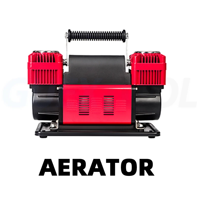 Portable Inflator Pump Air Compressor Automotive Inflator Pump Single Cylinder Double Cylinder RV Motorcycle Tire Air Pump