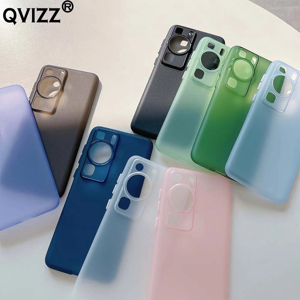 Frosted Translucent Case for Huawei P60 Pro Luxury Ultra-thin Clear Armor Shockproof Soft Silicone Phone Cover HuaweiP60Pro