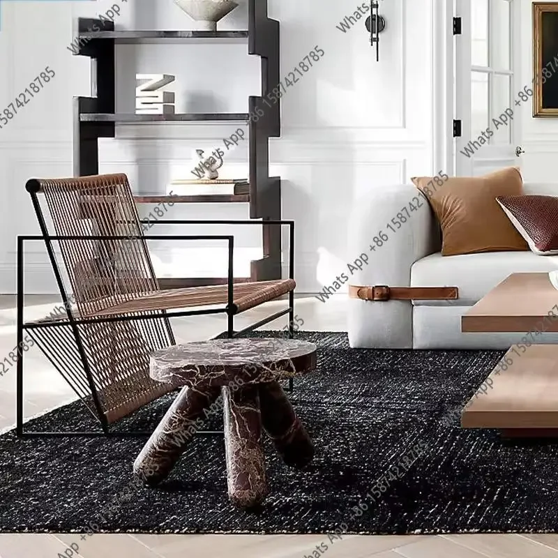 X5 Custom Marble Mini Table 30cm, Hand-Polished Side/End Table For Small Spaces, Multi-Color Coffee Table Bedroom/Living Room De