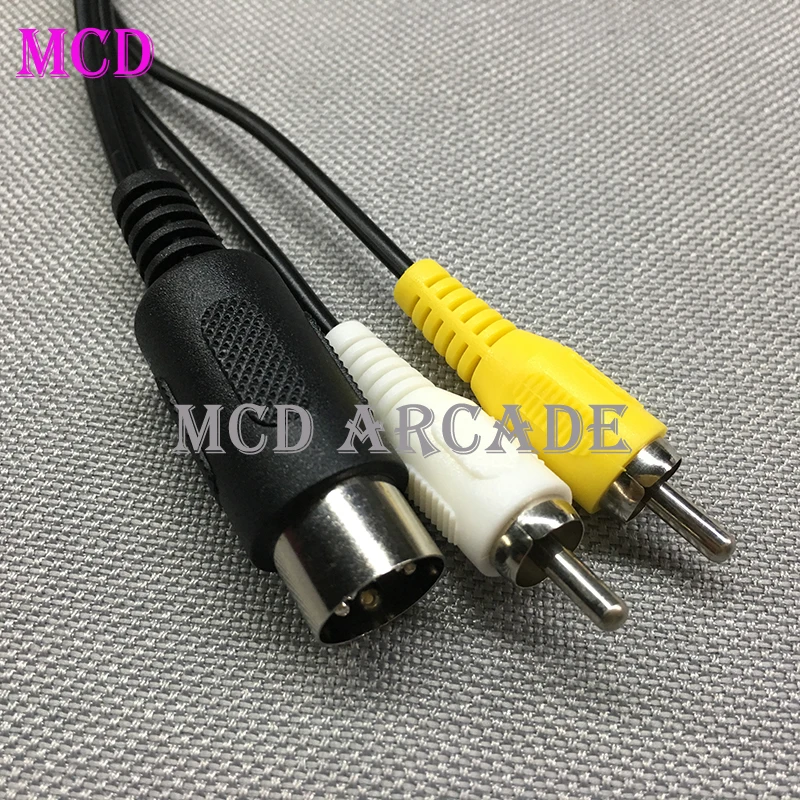 Sega Mega Drive MD1 Special AV Cable for SEGA CD NG SNK NEO GEO AES Audio Video Cable