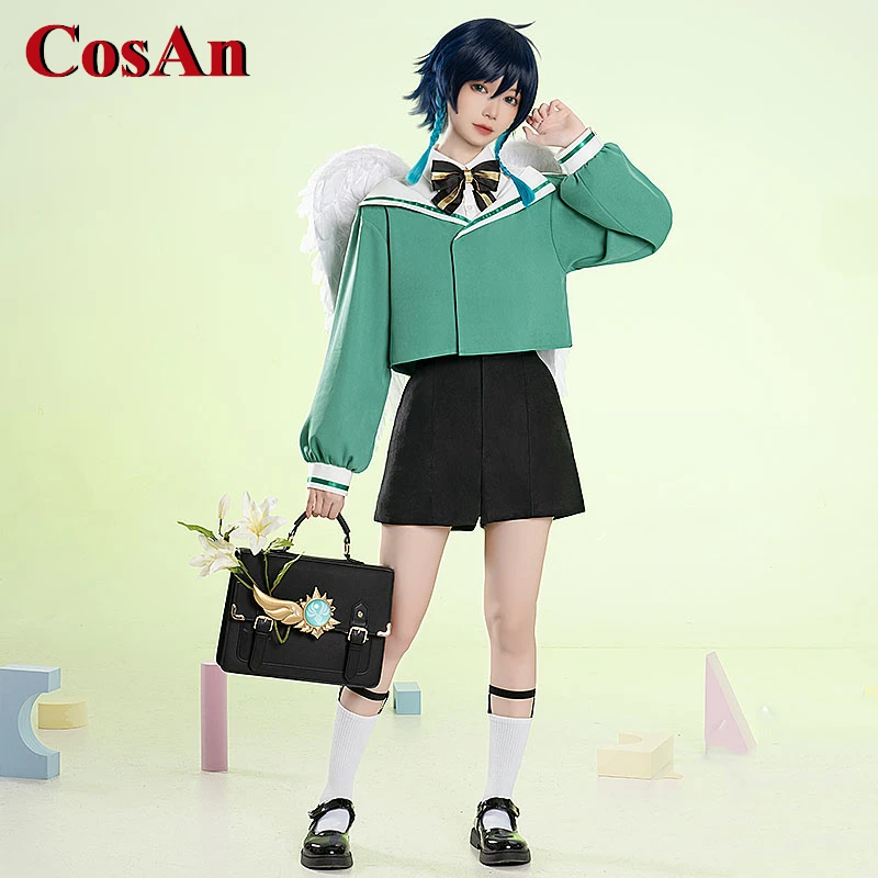 CosAn Game Genshin Impact Venti Cosplay Costume Childlike Series Lovely Sweet Uniform Activity Party Role Play Clothing