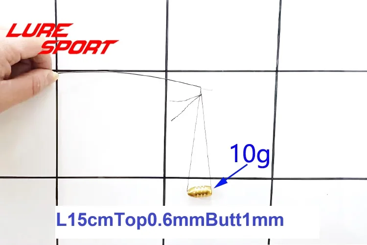 LureSport 10pcs 15cm Solid carbon rod Tip blank no paint Rod building components Fishing Pole Repair DIY Accessories