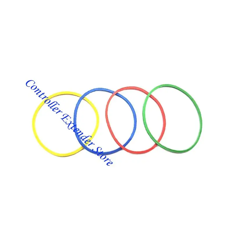 N84Bマルチサイズの弾性ラバーバンド400の鮮やかな色のセットホームオフィススクールクラフトプロジェクト用の厚い柔軟な素材