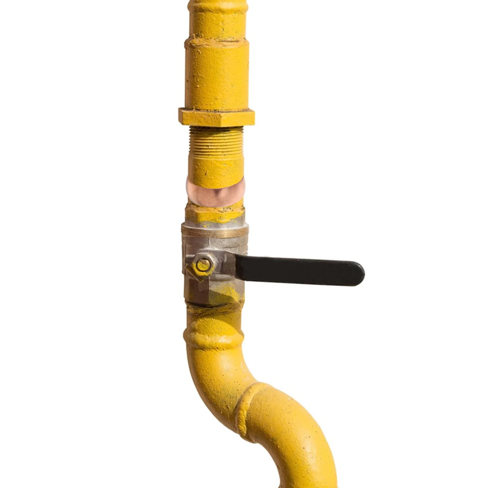 

10Pcs Copper Crimp Rings Oil Pipe Fittings Industrial Pipe Connections Pex Copper Crimp Rings Hose Sealing Tool