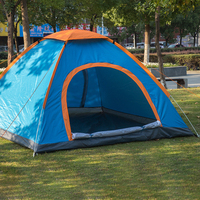 Quick Opening Outdoor Tent Silver Coating Sun Protection Fully Automatic 3-4 Person Camping Beach Picnic Home Throwing Tent