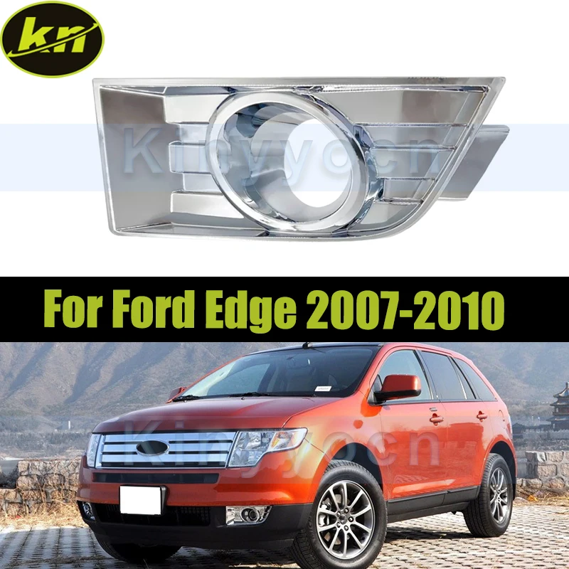 

Chrome Fog Lamp Bezel For Ford Edge 2007 2008 2009 2010 Front Fog Light Cover 7T4Z17E810B 7T4Z17E811B