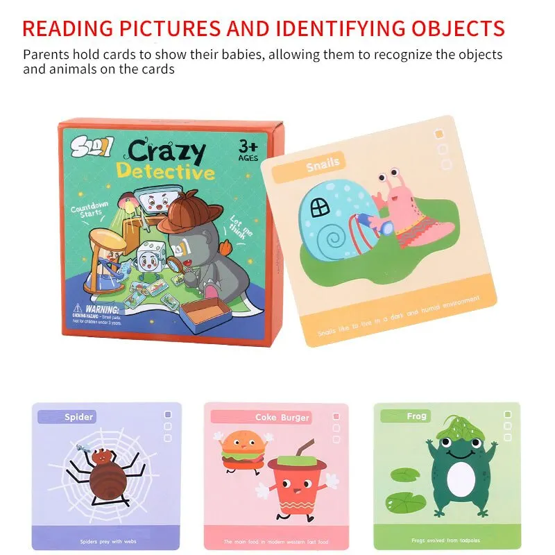 Little Detective Parent-Child Interaction, Crazy Little Detective Early Education, Preliminary Logical Thinking Training