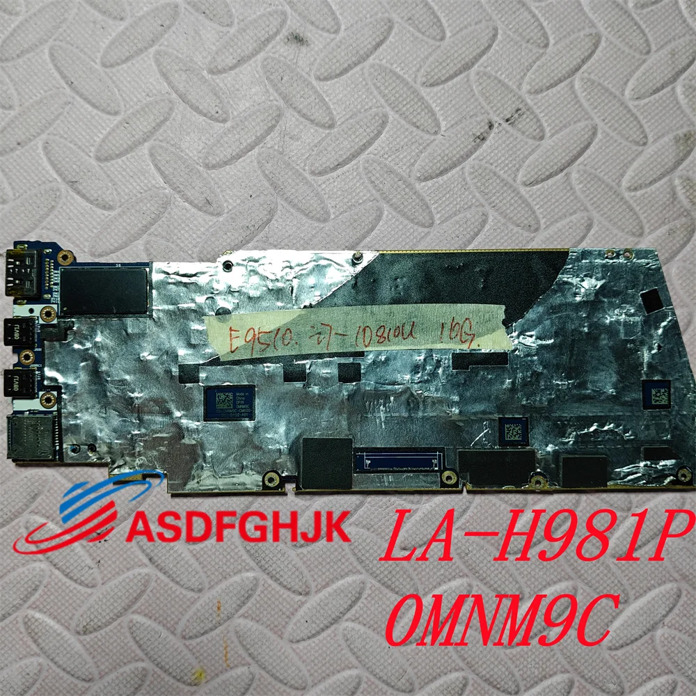 FOr Replacement Laptop Motherboard System Board CPU Mainboard for Dell Latitude 5910 SRGP1 i7-10810U 16GB LA-H981P 0MNM9C MNM9C