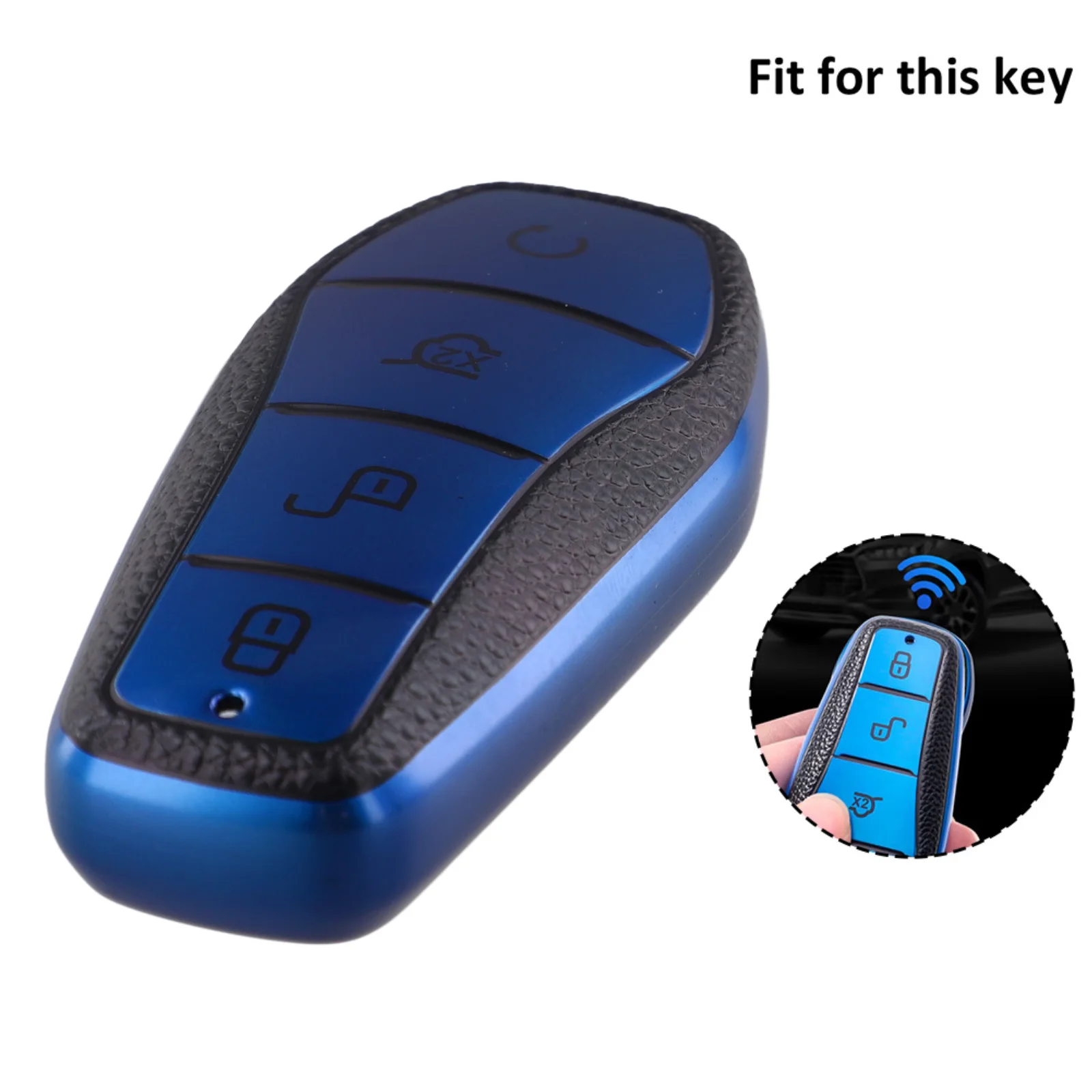 Key Fob Case Car Fob Shell For Car Key Protection Brand New Easy Installation High Reliability Stable Characteristics