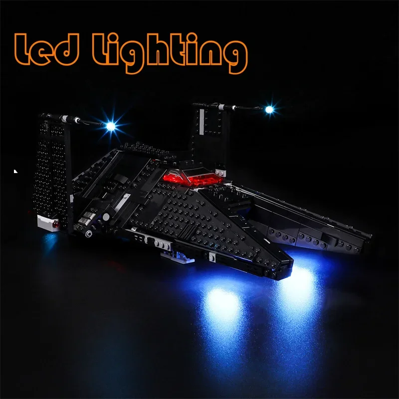 

Lighting Set For Starings Warsed Spacecraft 75336 Inquisitor Transport Scythe Not Include Building Blocks (Only Led Light Kit)