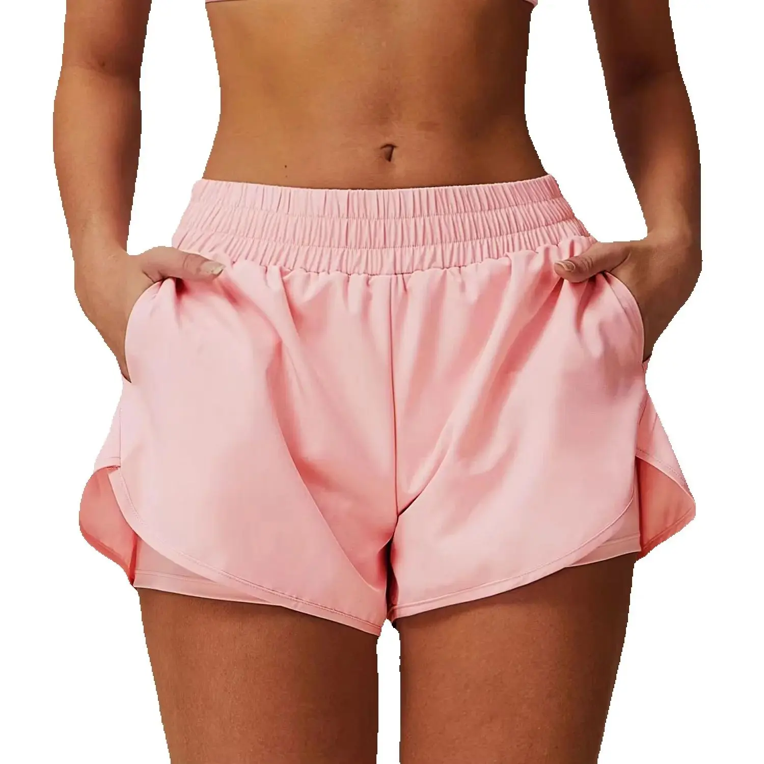 

2024 New Running Sports Shorts Women Buttock Lift Gym Leggings Women Cycling Slim Fit Workout Shorts High Waist Yoga Shorts