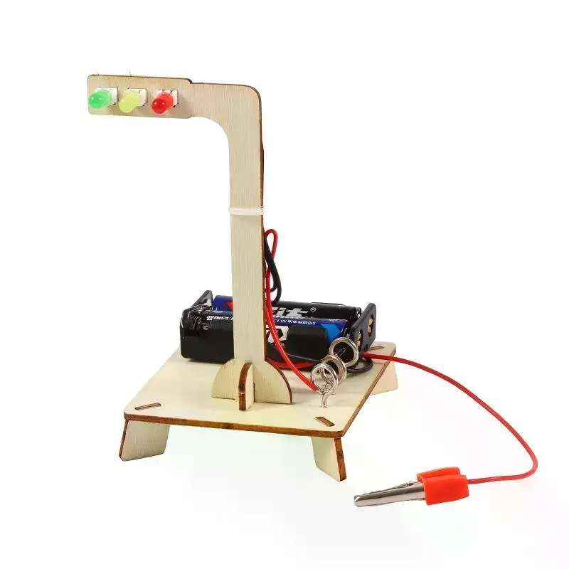 Traffic Light DIY Kit Student Science Experiment Toy Creative Handmade Assembly For School Education Home Learning Supplies