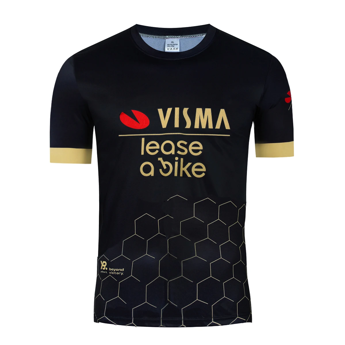 Gold Team Cycling Jersey 2025 Men\'s fashion Quick Dry Running Tshirt Bike Maillot Sports T-shirt Clothing