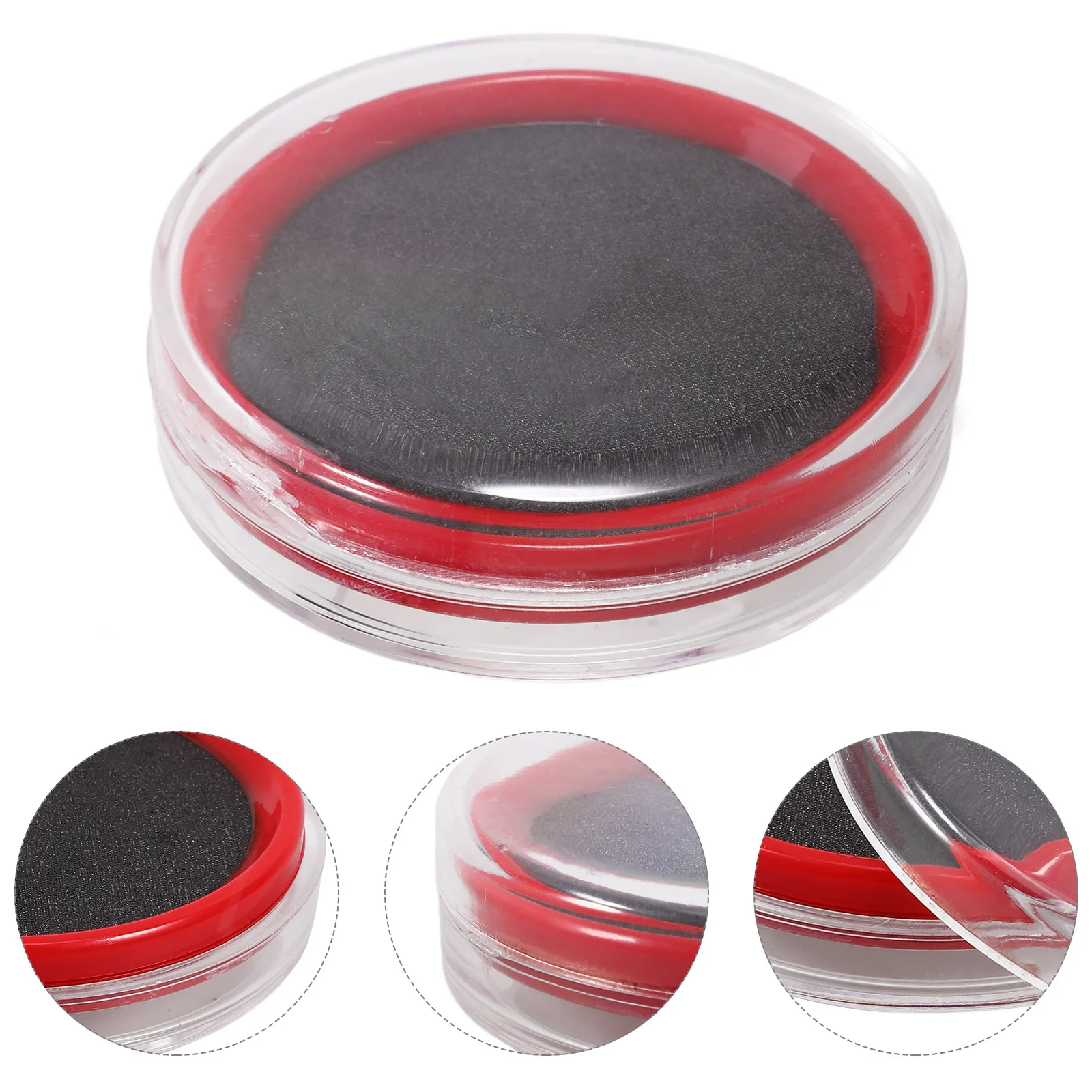 Document Ink Stamp Pad Round Small File Inkpad Daily Use File Sign Inkpad Accountant Inkpad Document Stamp Pad File Stamp Pad