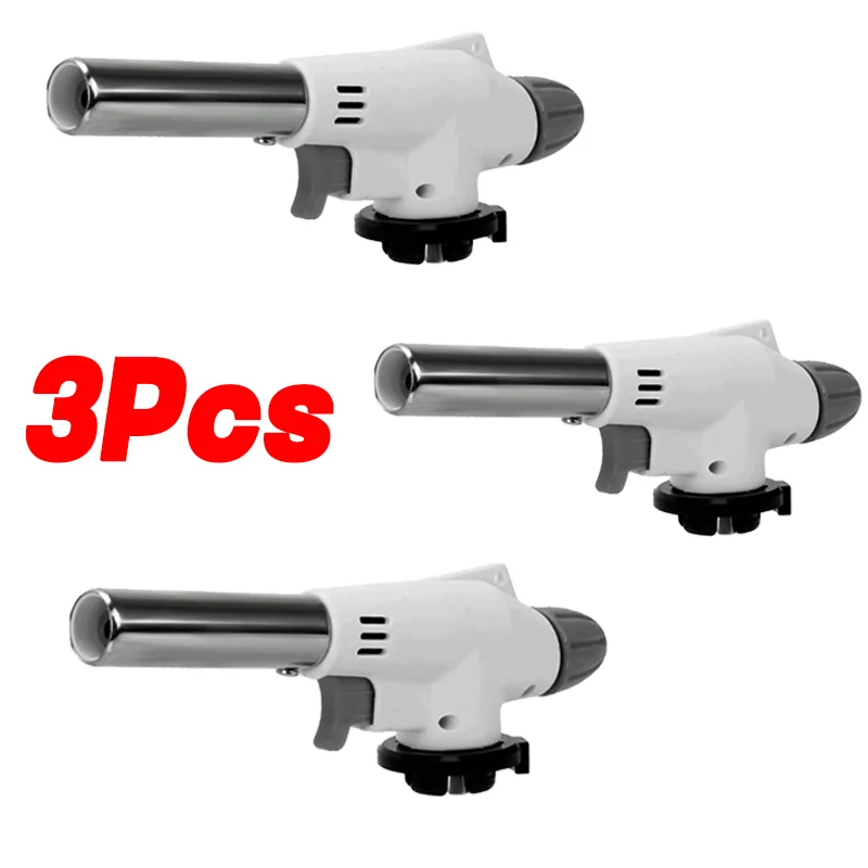Multifunctional Flame Gun with Adjustable Flame for BBQ, Cooking, Soldering Camping Gas Burner Cooking Heating Tool