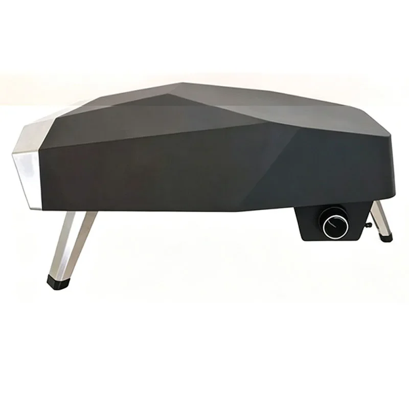 Portable Countertop Pizza Oven, Tabletop Pizza Maker With Viewing Window For Backyard Outdoor Baking