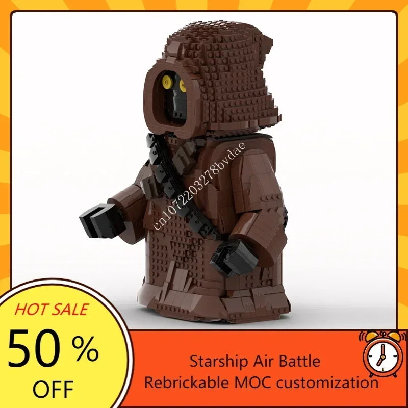 MOC Space Battle Series Jawa Mega Figure Model Building Blocks Technology Bricks DIY Creative Assembly Collect Toys Kids Gifts