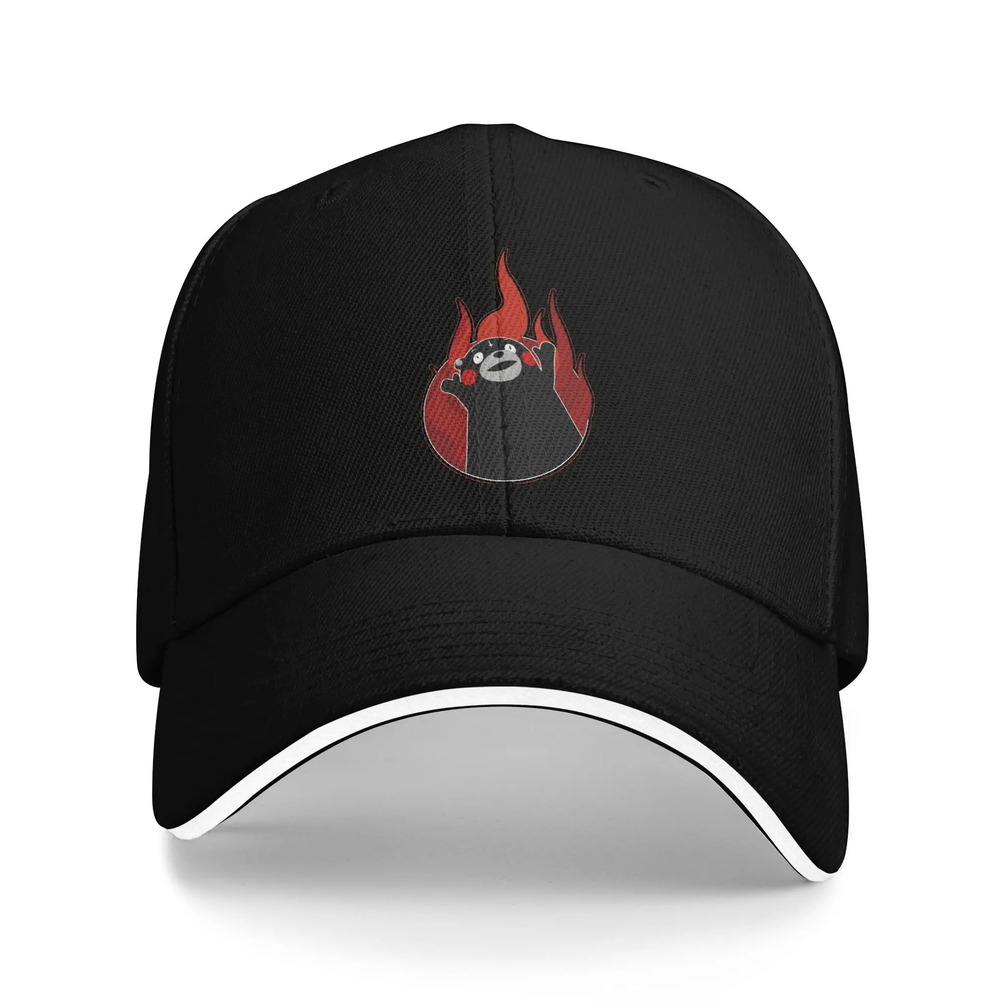 Satanic Bear Casual Baseball Cap  Tennis Skate Hip Hop Hats Spring Sun-Proof Women Men DIY Print Baseball Caps