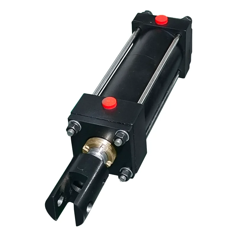 Hot Sale Small Air Cylinder Telescopic Single Earring Double Acting Heavy Duty  Tie Rod Y Type Fitting Pneumatic Air Cylinder