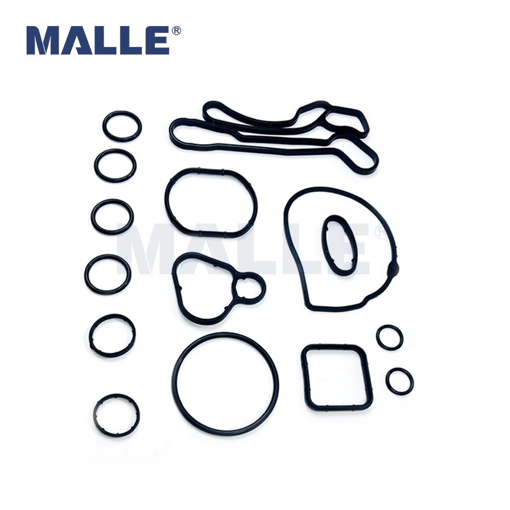 Engine Oil Cooler Gasket Seals For Chevrolet Cruze Aveo Sonic Pontiac Saturn Astra 1.6L 1.8 Car Accessories 93186324 55354071