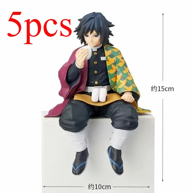 @ 5 шт. оптовая продажа аниме-фигурки Demon Slayer Kimetsu No Yaiba аниме-фигурки Tanjiro Nezuko I модели идеальный подарок для фанатов