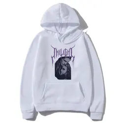 Movie Series Twilight Bella and Edward Cullen Hoodie Robert Pattinson Sweatshirt Men Women Vintage Gothic Rock Oversized Hoodies