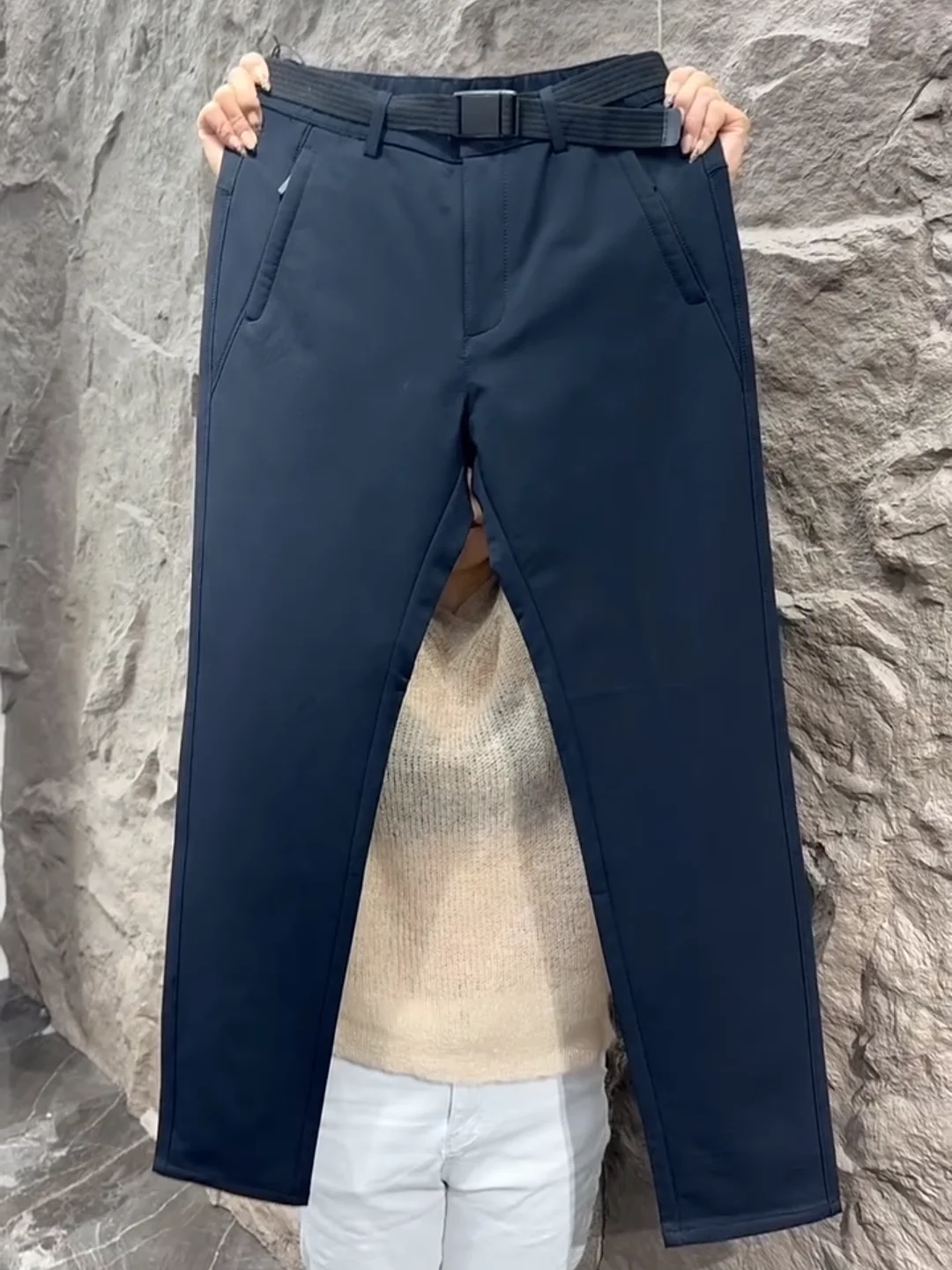 

Men's Faionable Outdoor Casual Pants Autumn Winter New Arrival Comfortable Sli Versatile Straight Leg Pants Busin Ca...