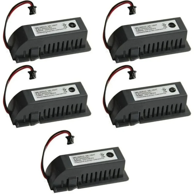 

5-Pack MR-J3BAT 3.6V 2000mAh ER6VC119A/B PLC CNC Li-ion Battery for ER6VC119A/B MR70