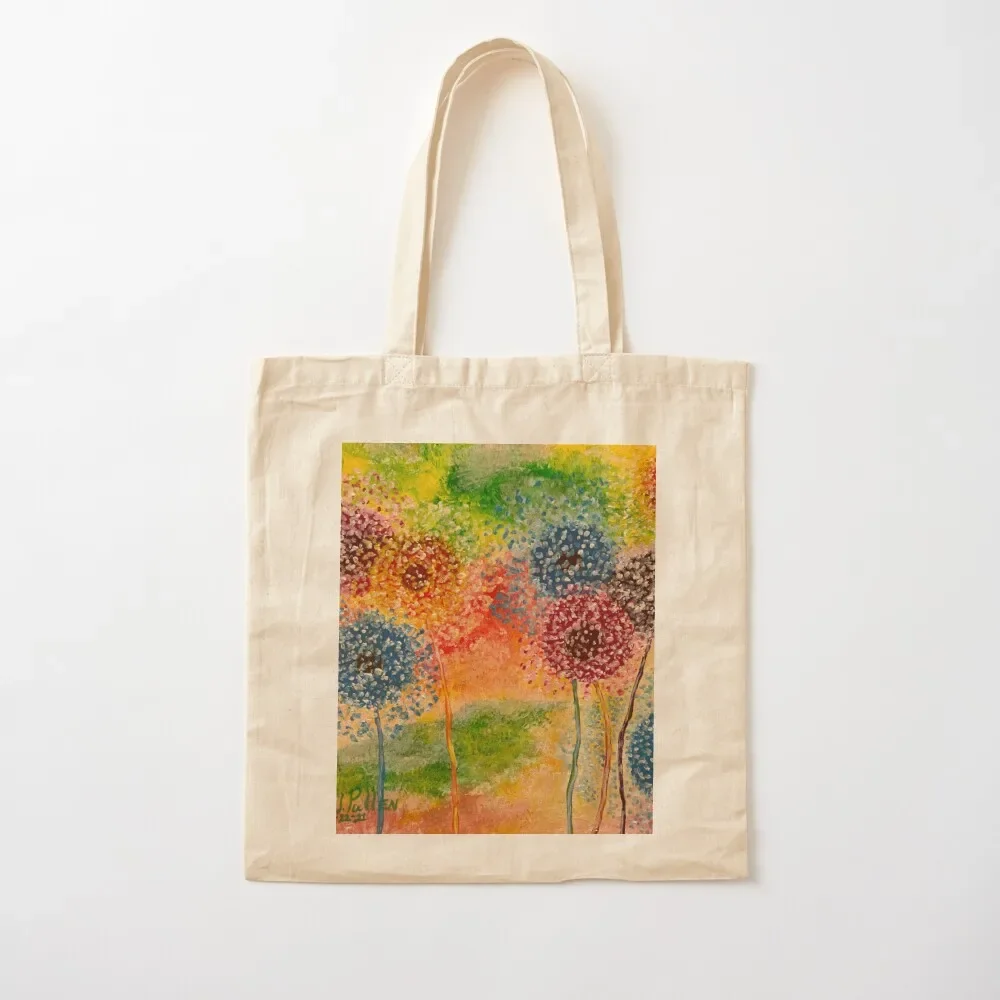 

Sarah’s Dandelions Tote Bag custom tote bag large size bags university shopper bag