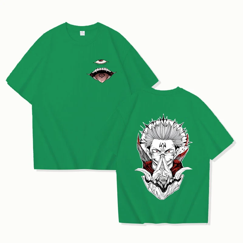 New Fashion Ryomen Sukuna Print T Shirt Anime Hip Hop Short Sleeve Men Women Summer Cool Casual Outdoor T Shirts Tops image 3