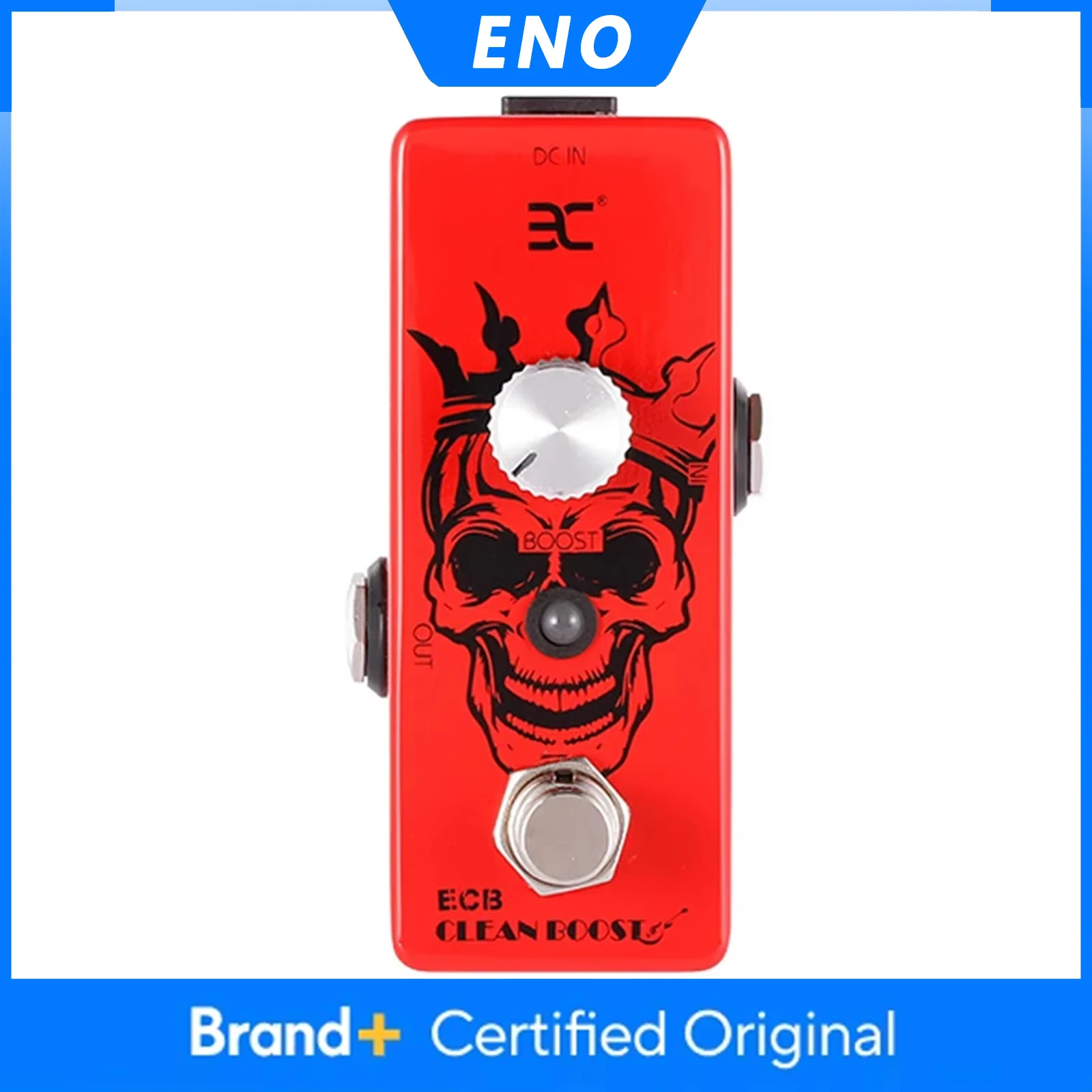 

Педаль эффектов для бас-гитары ENO CLEAN BOOST Bass Guitar Effect Pedal ECB Excitation Mini Single Effects, металлический корпус, True Bypass, для электробас-гитары
